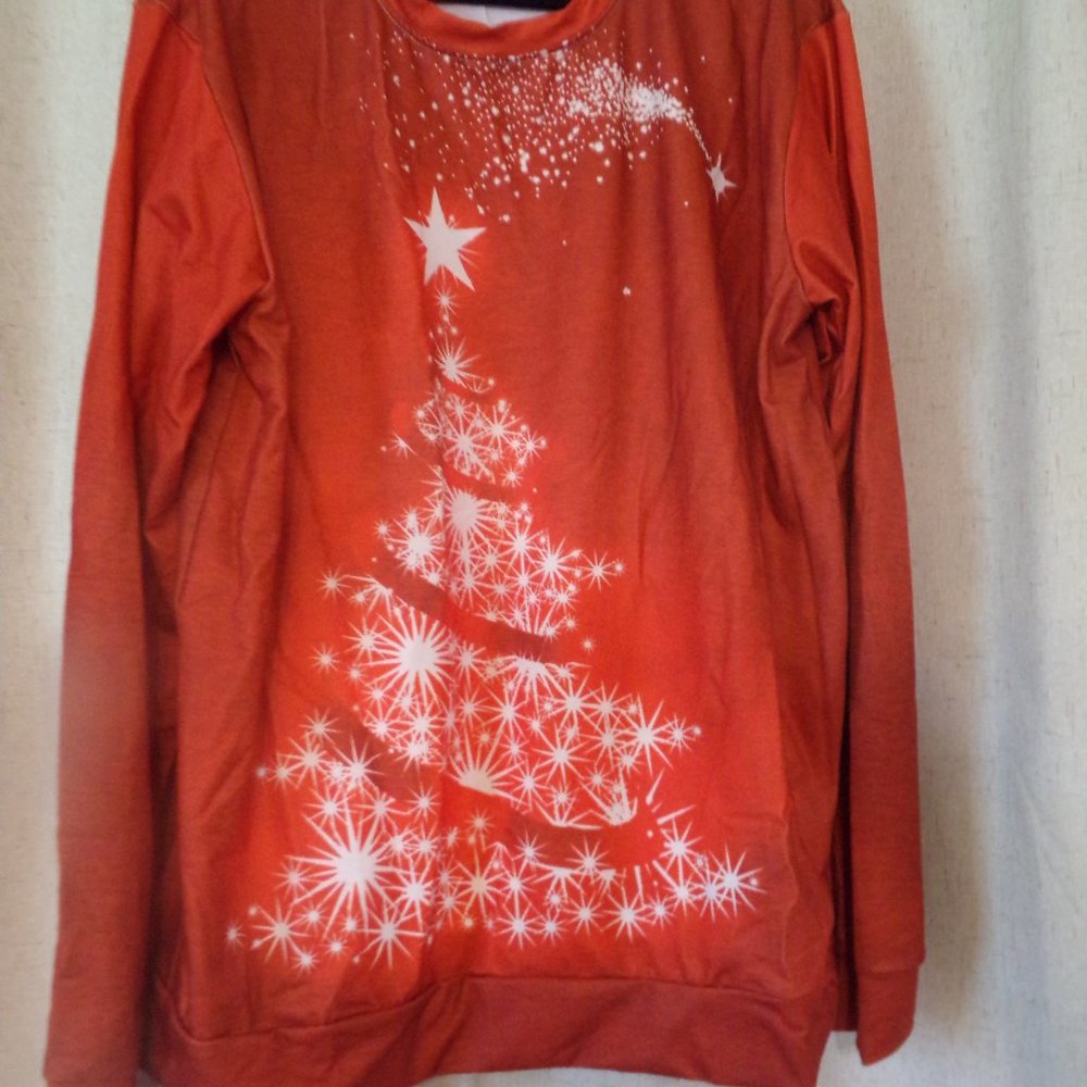 Women's xmas tree shirt